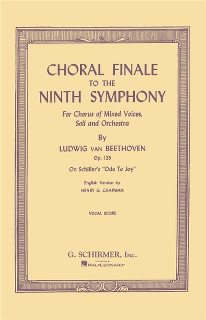 Choral Finale to the Ninth Symphony