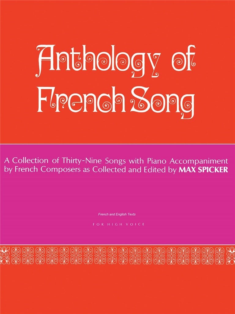 Anthology of Modern French Song (39 Songs)