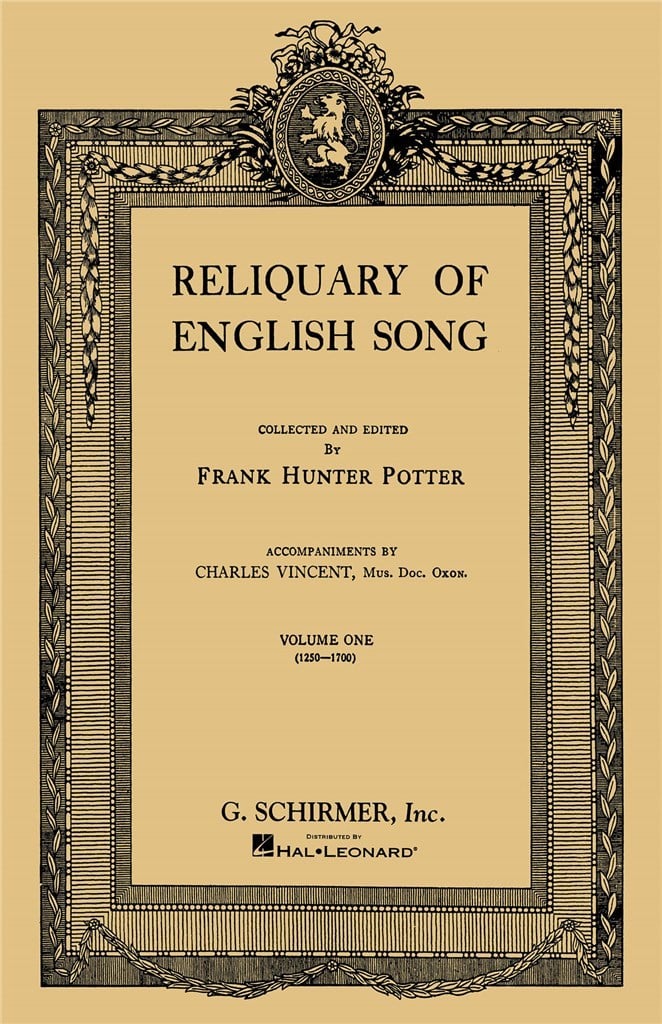 Reliquary of English Songs - Volume 1
