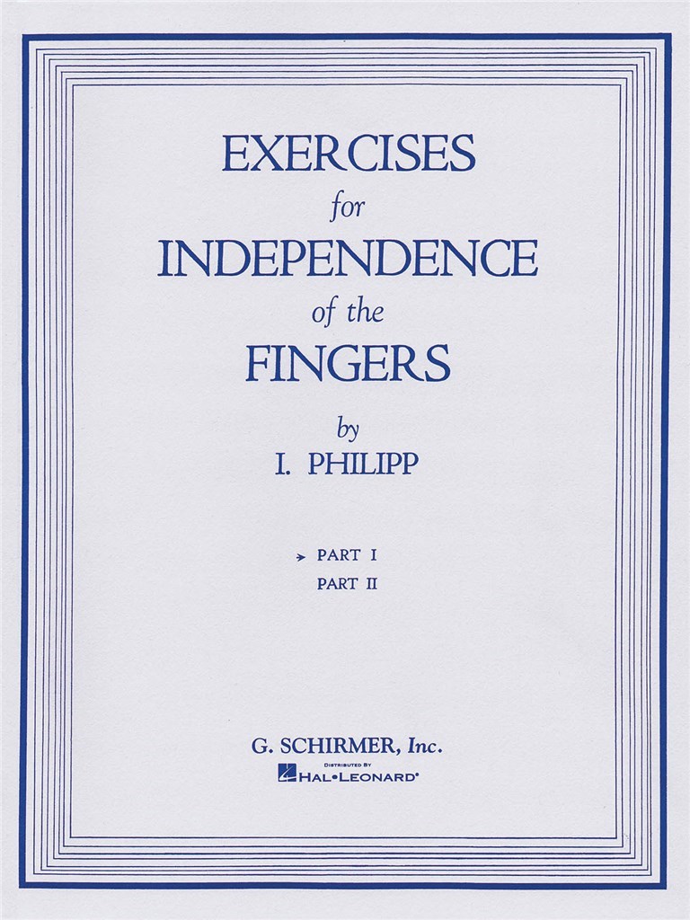 Exercises for Independence of Fingers - Book 1