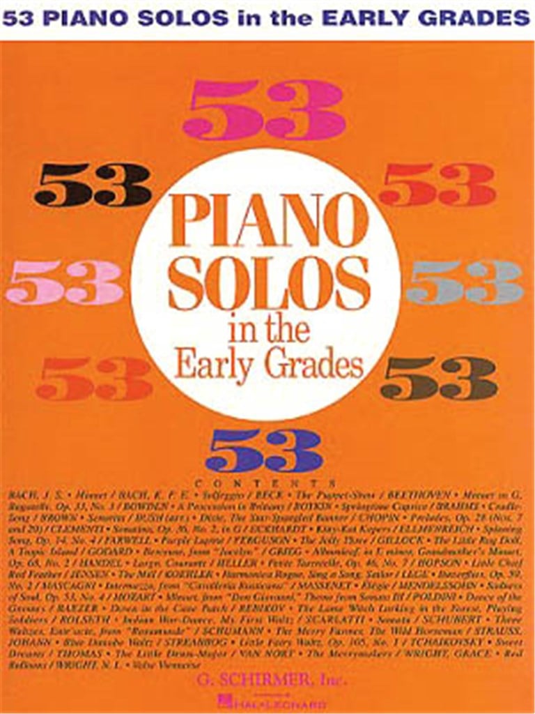 53 Early Grade Solos Pno