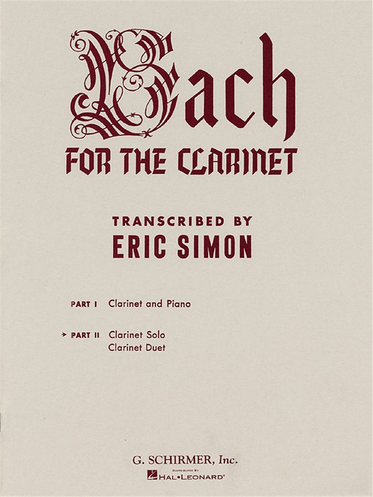 Bach for the Clarinet - Part 2