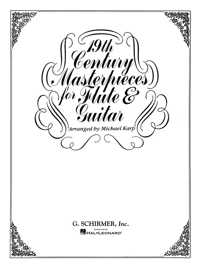 19th Century Masterpieces for Flute and Guitar