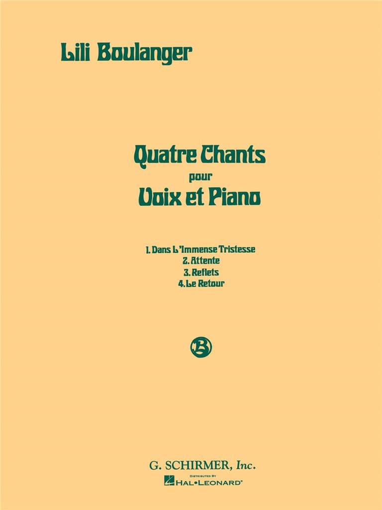 Quatre Chants (Four Songs)