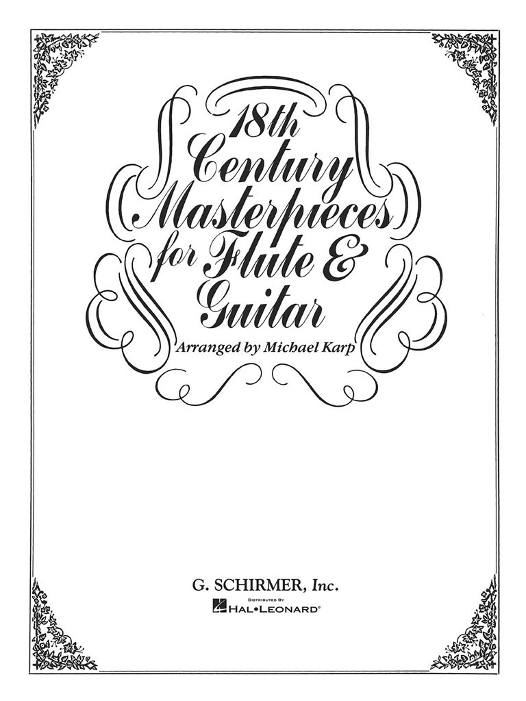 18th Century Masterpieces for Flute and Guitar
