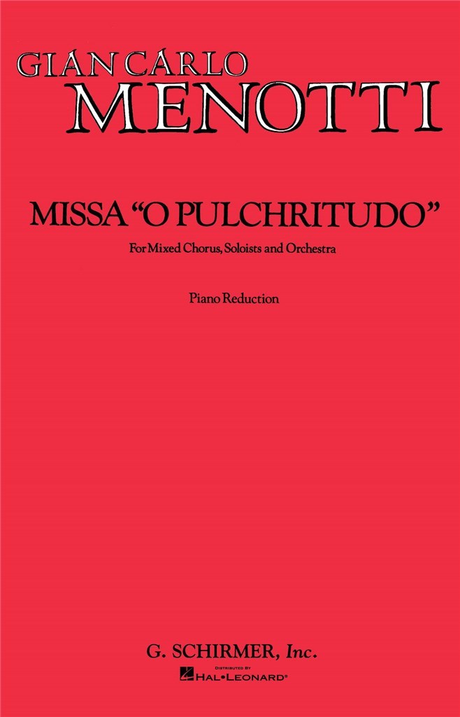 Missa O Pulchritudo