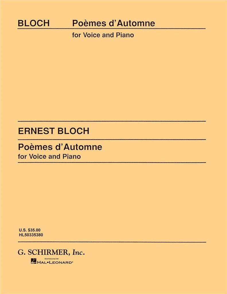 Poèmes d'automme