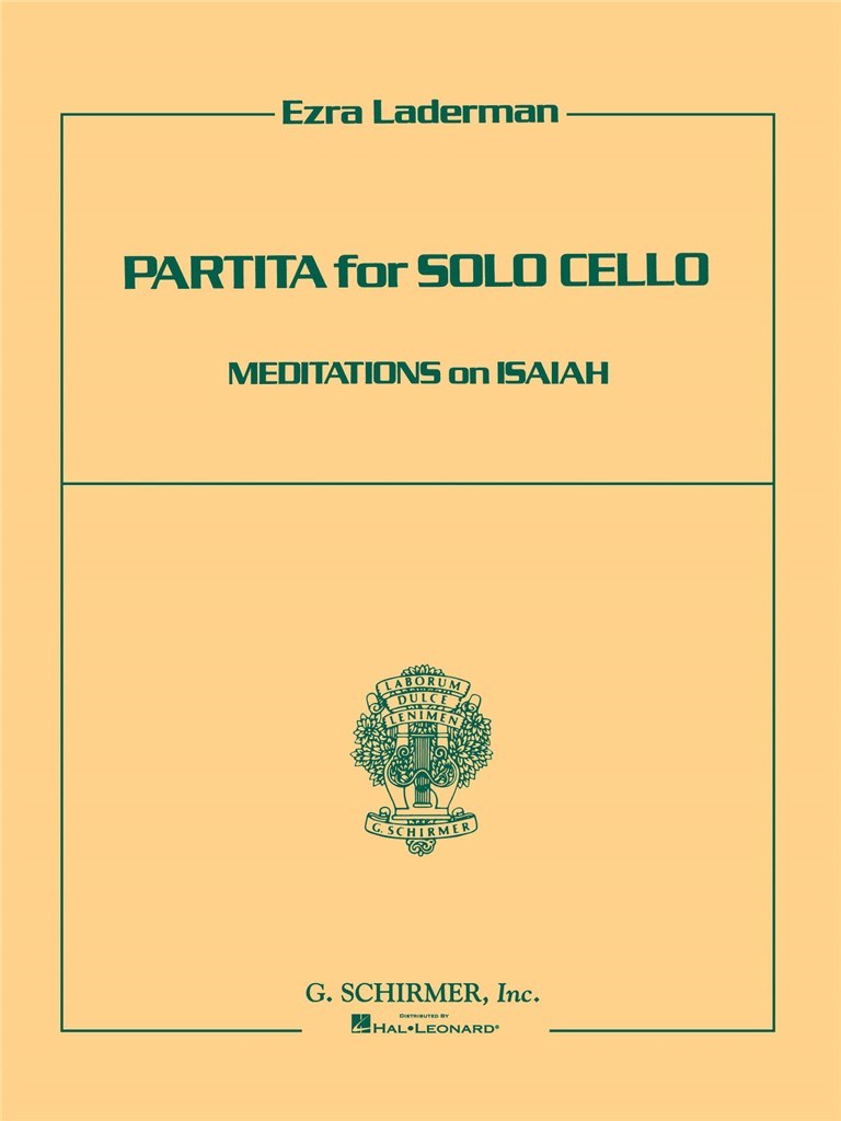 Partita for Solo Cello: Meditations on Isaiah
