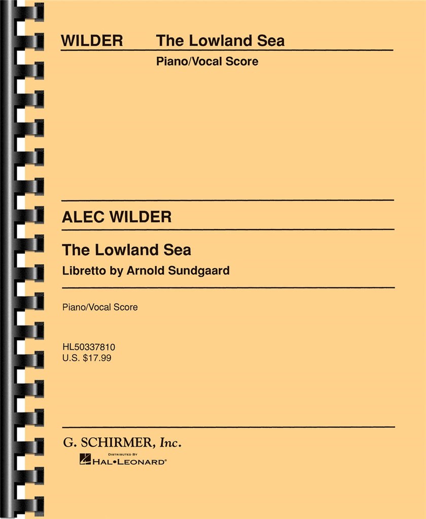 The Lowland Sea - Vocal Score