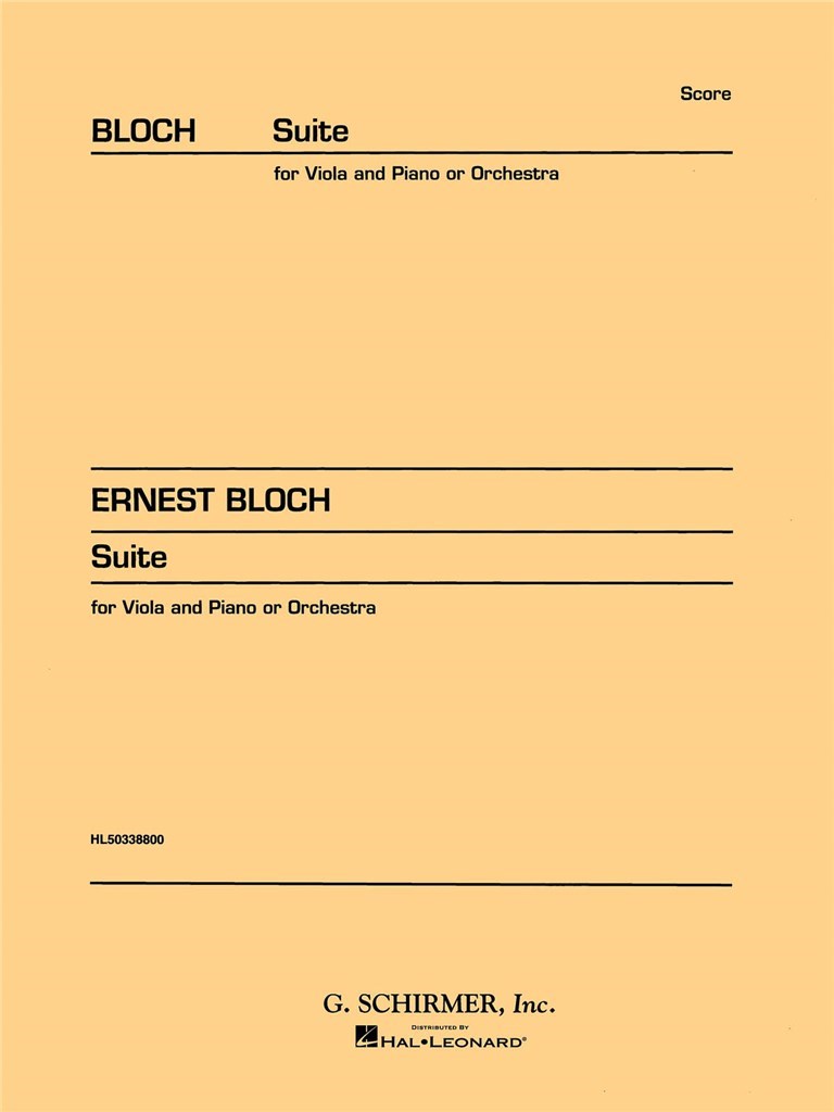 Suite for Viola (or Cello) and Orchestra