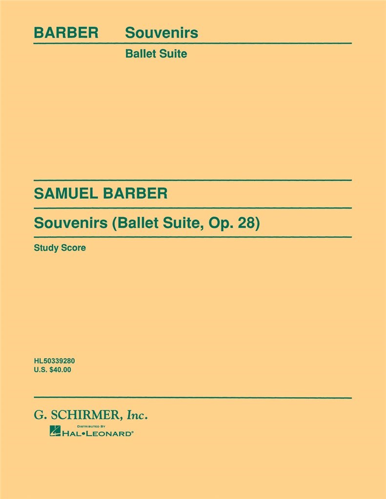 Souvenirs Ballet Suite, Op. 28 (Original)