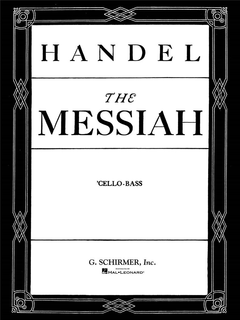 Messiah (Oratorio, 1741) - Cello/Bass Part