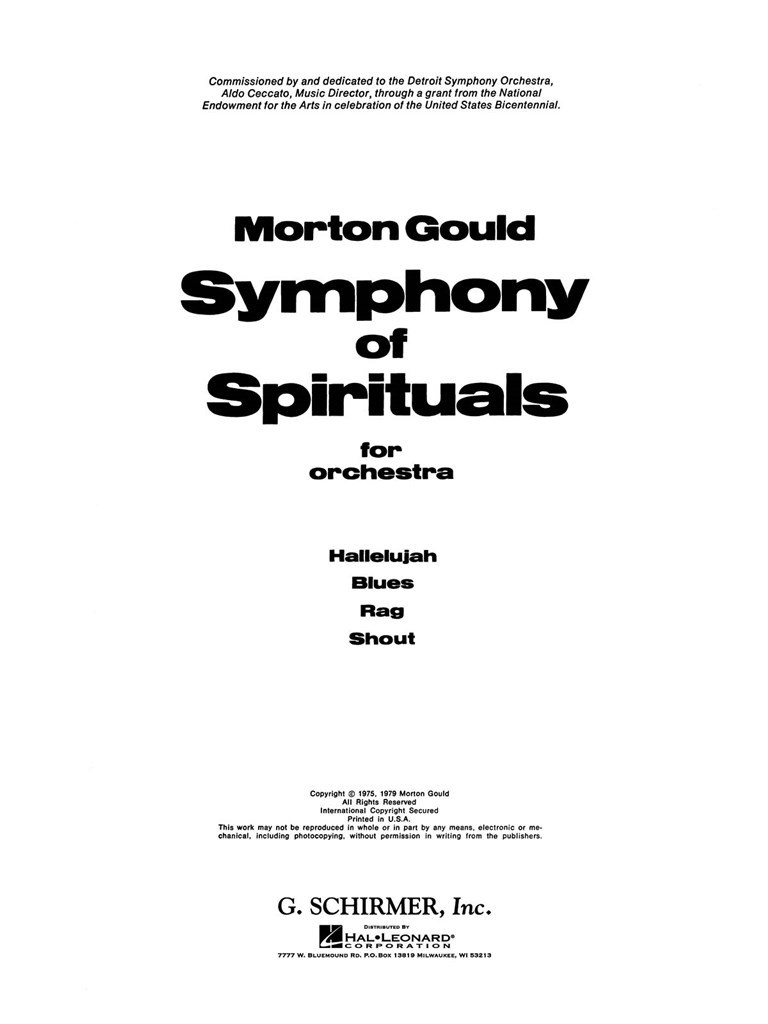 Symphony of Spirituals
