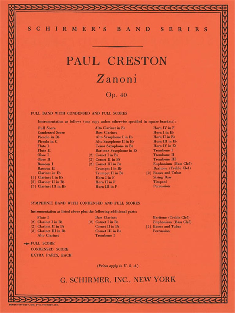 Zanoni Op40