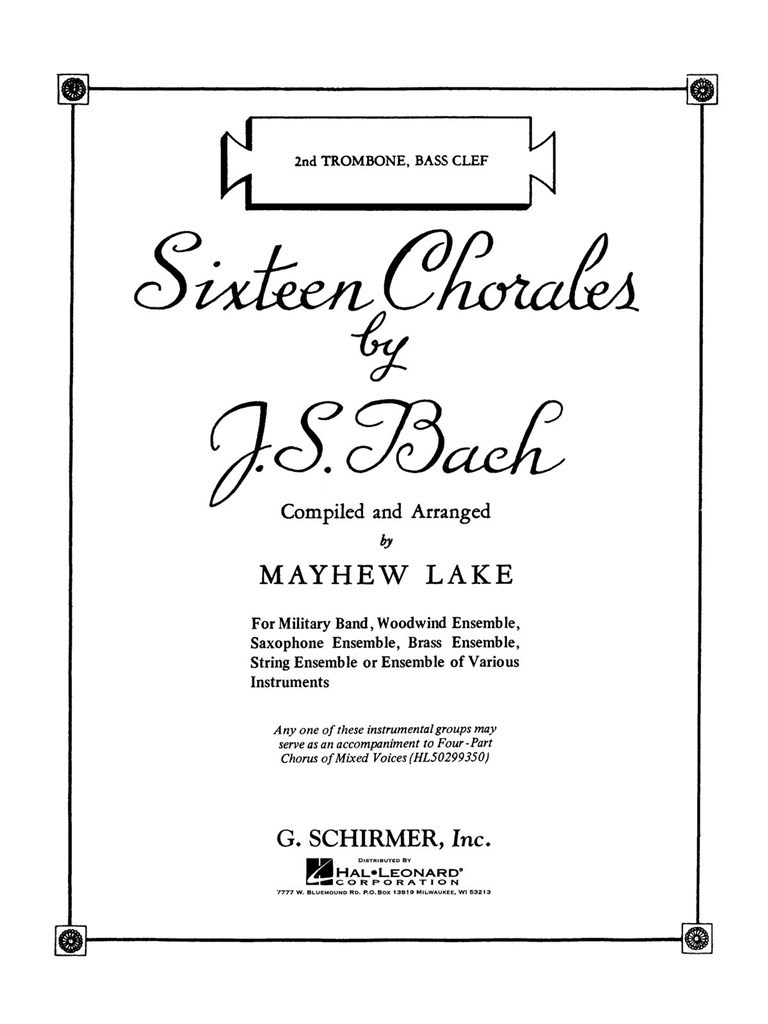 Sixteen Chorales - Trombone II
