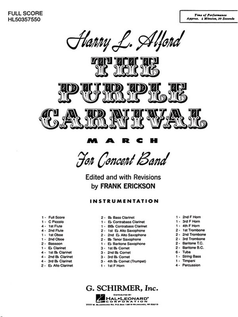 The Purple Carnival March