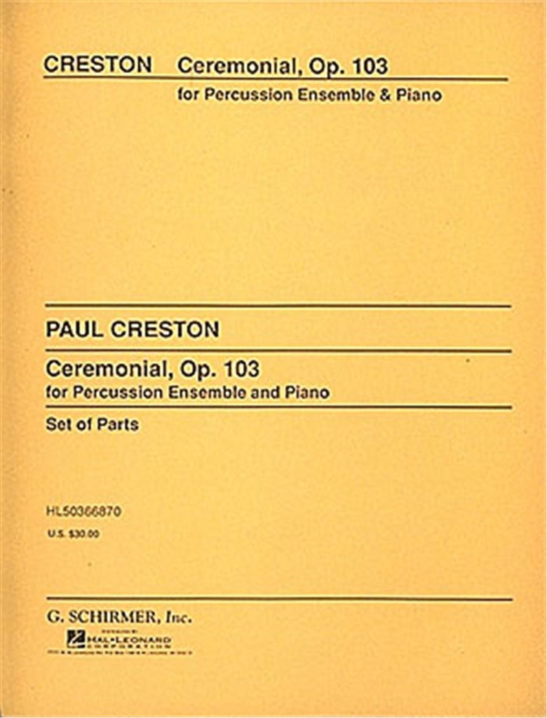 Ceremonial, Op. 103