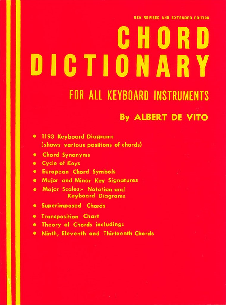 Chord Dictionary for Keyboard Instruments