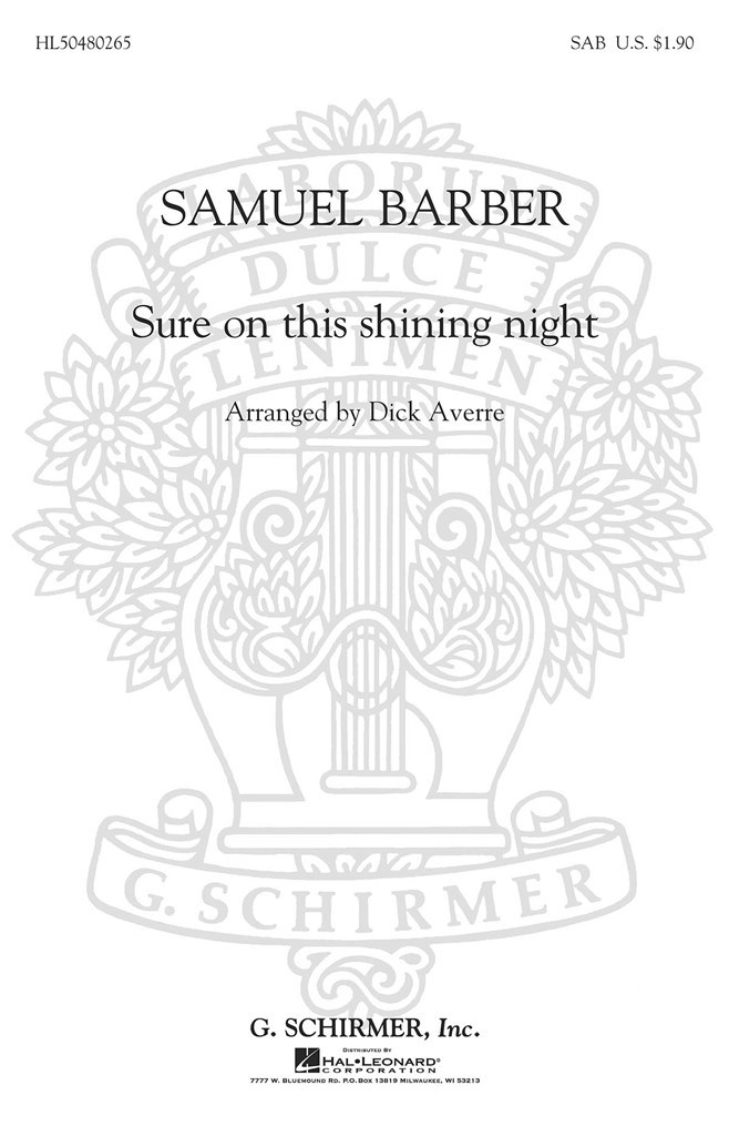 Sure on This Shining Night