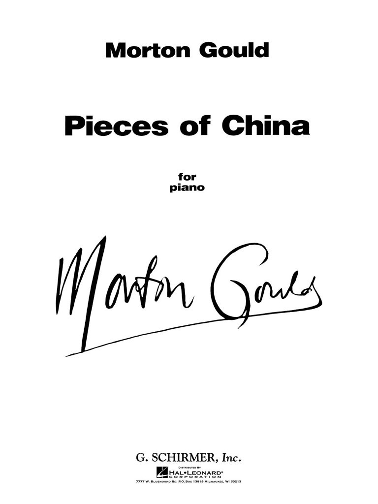 Pieces of China (a Six-Movement Suite)