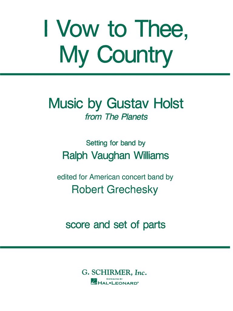 I Vow to Thee, My Country