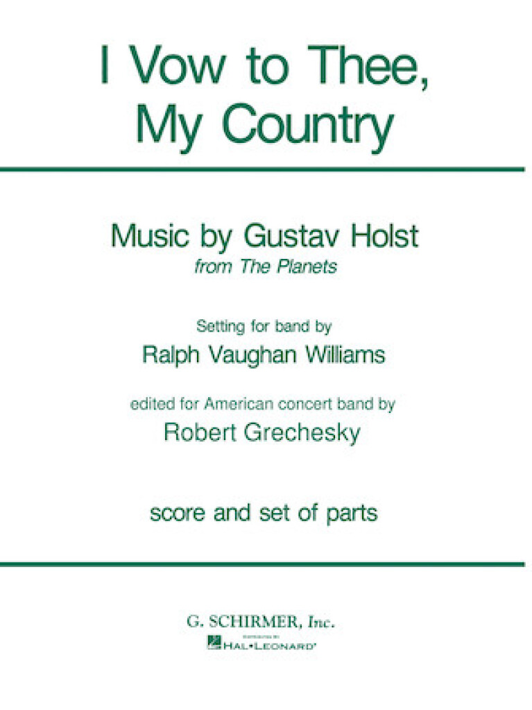I Vow to Thee, My Country