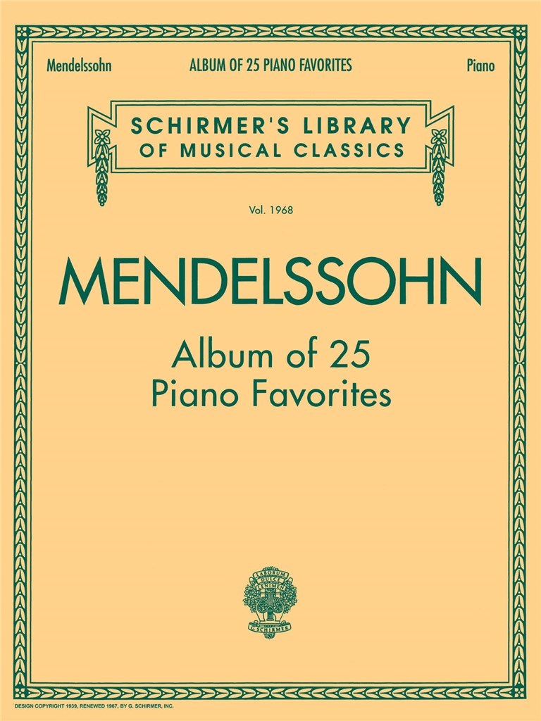 Album of 25 Piano Favorites