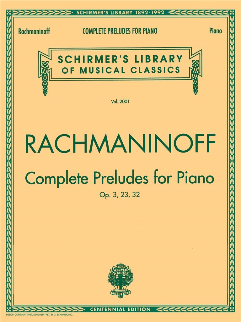 Complete Preludes, Op. 3, 23, 32