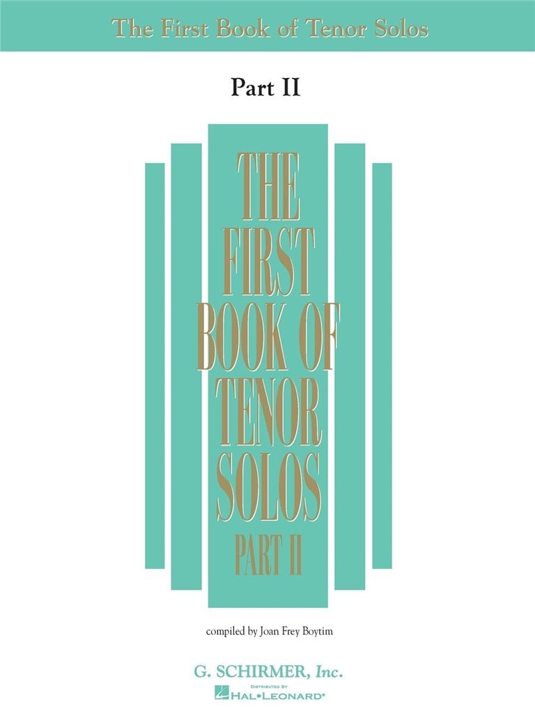 The First Book of Tenor Solos - Part II