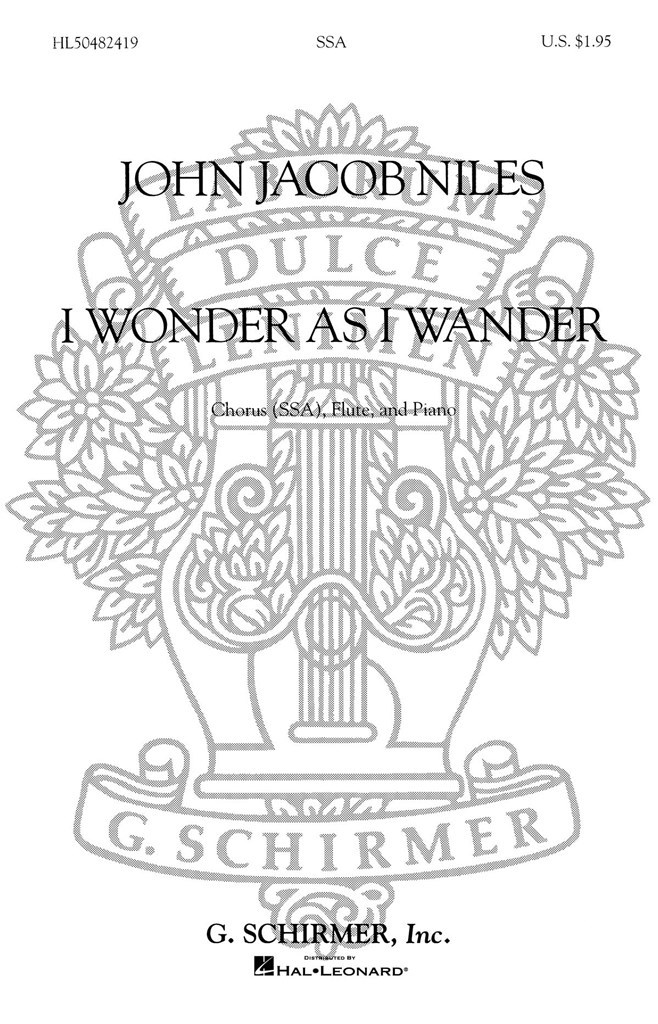 I Wonder as I Wander