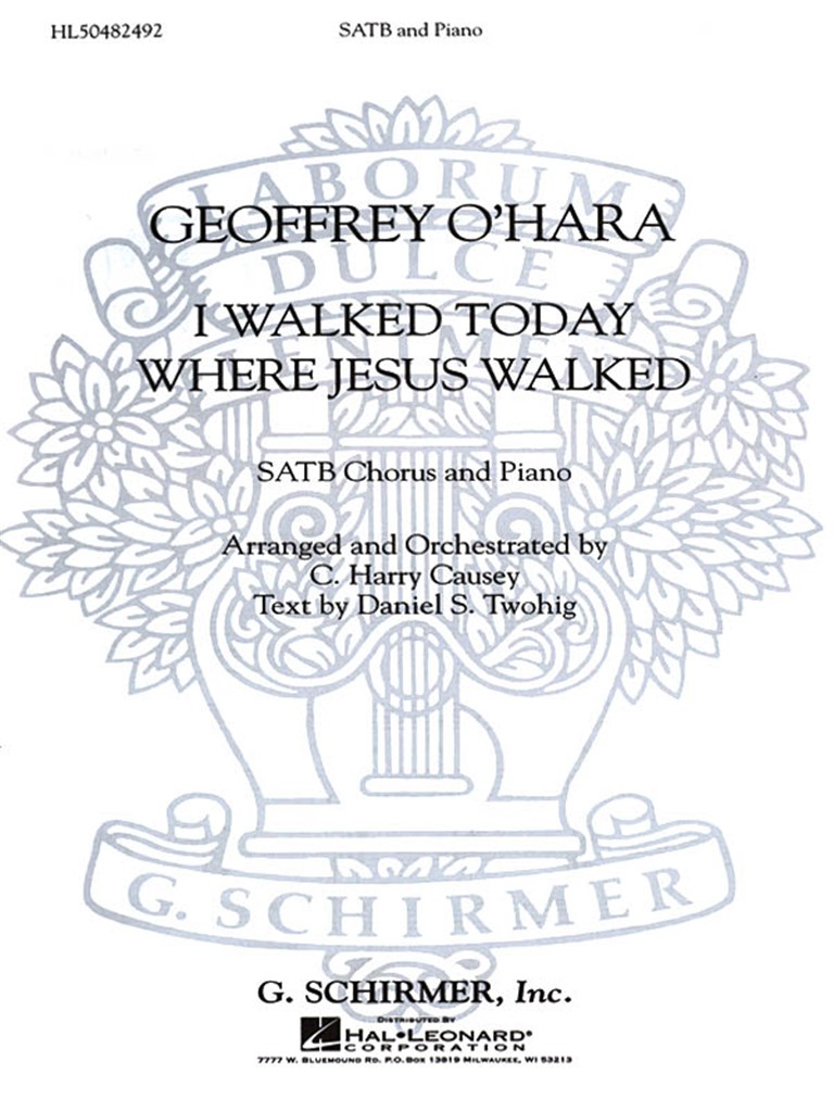 I Walked Today Where Jesus Walked