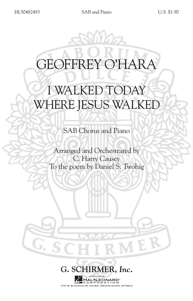 I Walked Today Where Jesus Walked