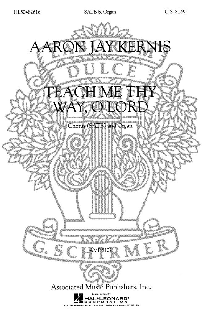 Teach Me Thy Way O Lord