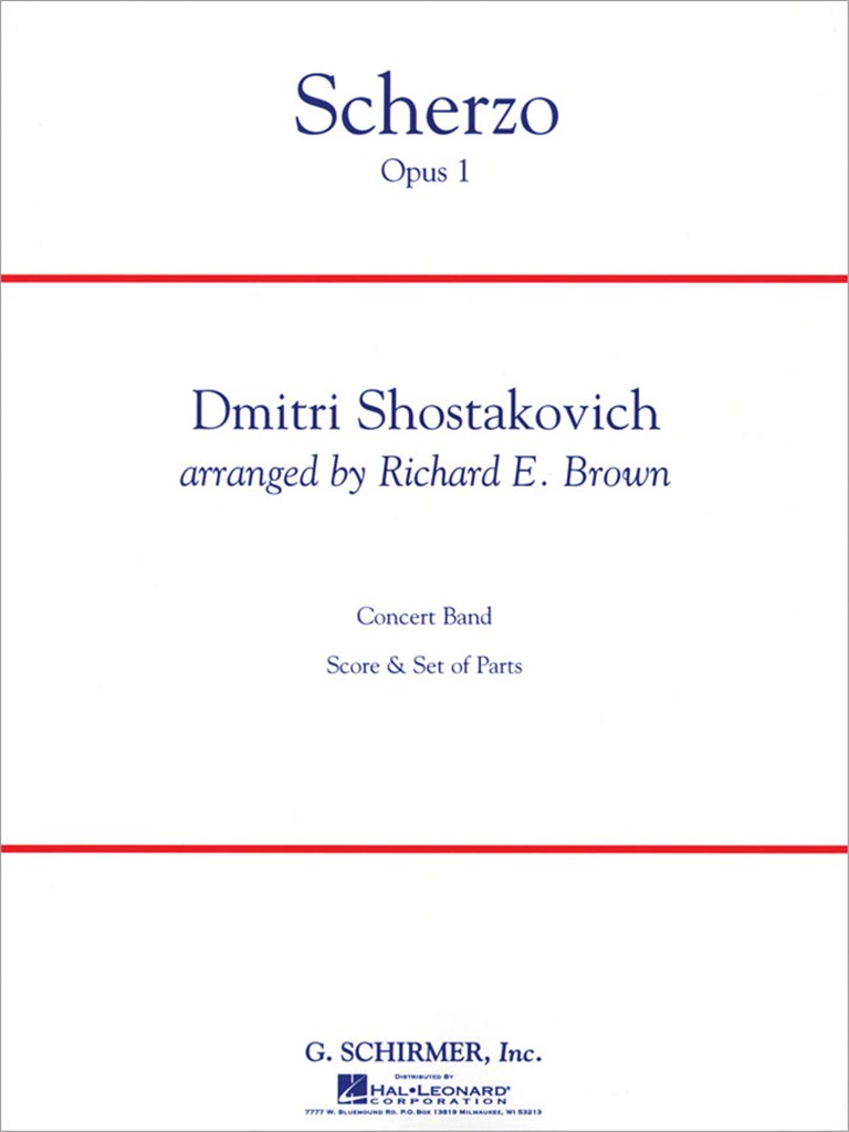 Scherzo, Op. 1