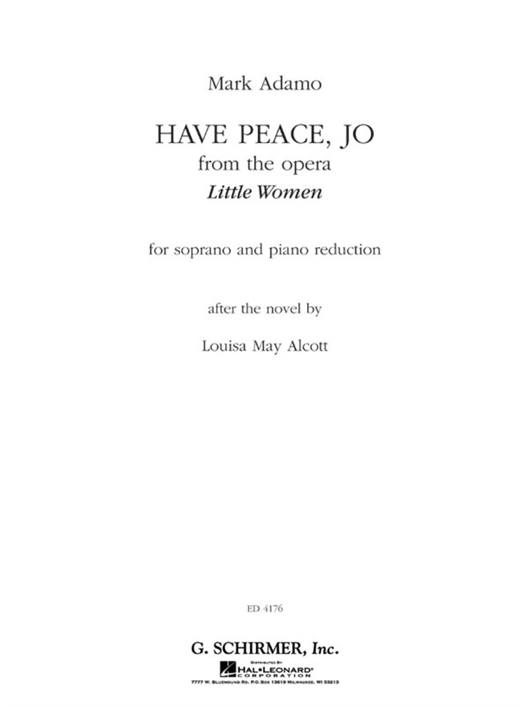 Have Peace, Jo - Adamo