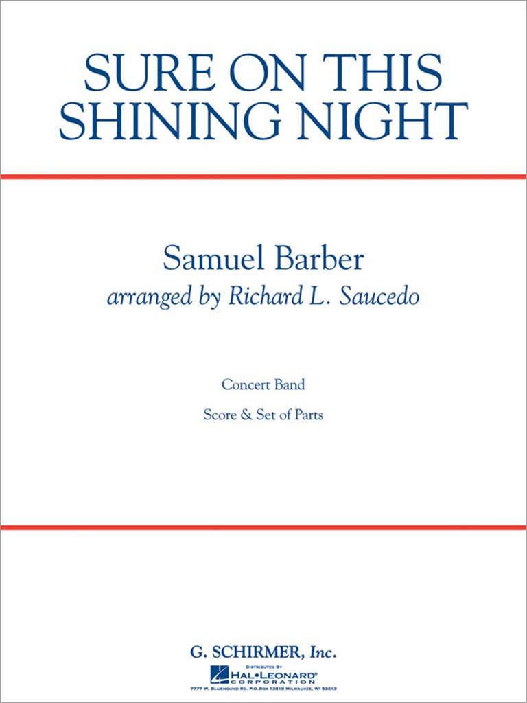 Sure on This Shining Night