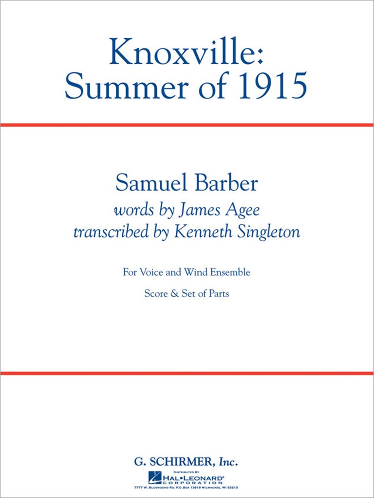 Knoxville: Summer Of 1915