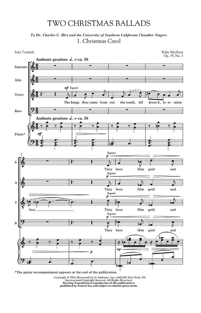 Two Christmas Ballads