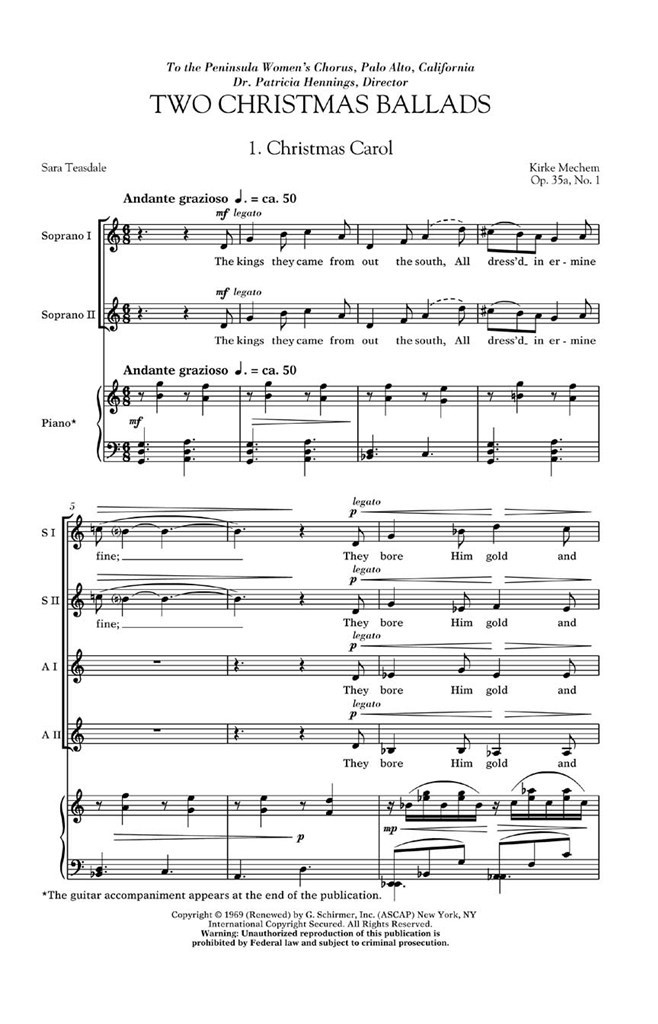 Two Christmas Ballads
