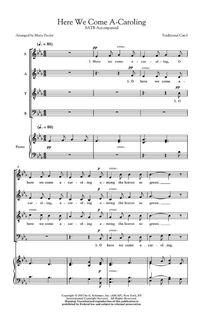 Here We Come A-Caroling