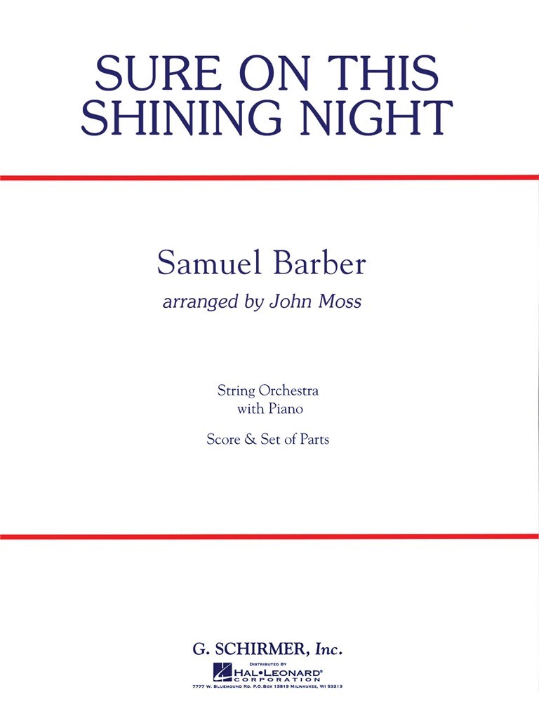 Sure on This Shining Night