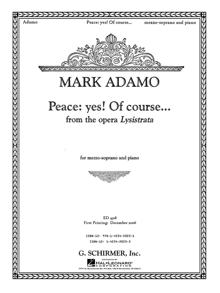 Peace: Yes! Of Course...