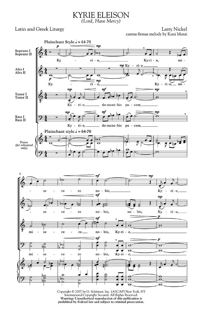 Kyrie Eleison (Lord, Have Mercy)