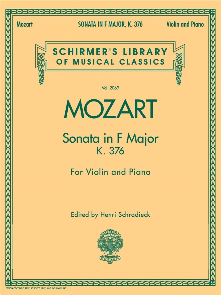 Sonata in F Major, K376