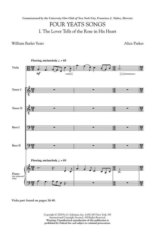 Four Yeats Songs