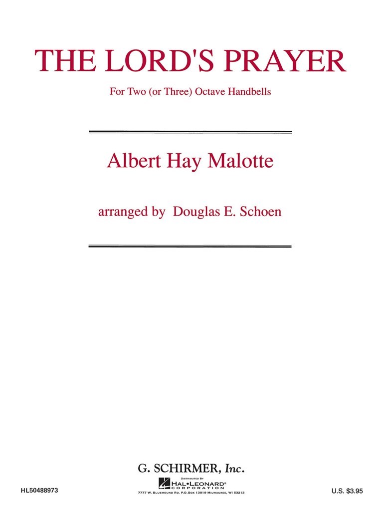 Lord's Prayer for Two or Three Octave Handbells