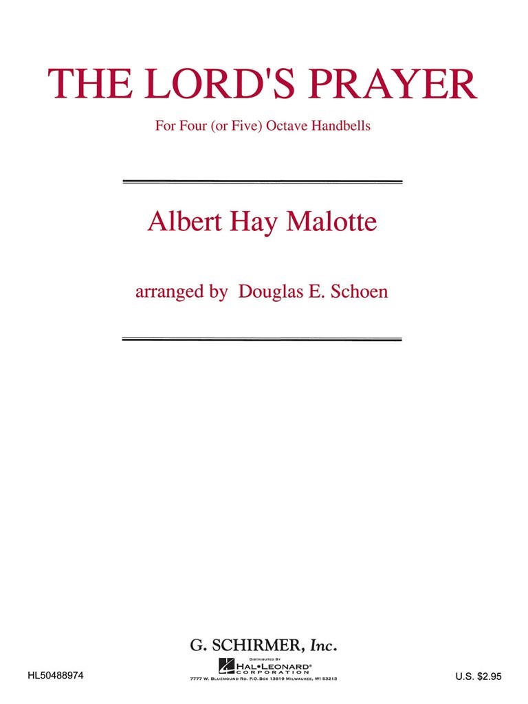 Lord's Prayer for Four or Five Octave Handbells