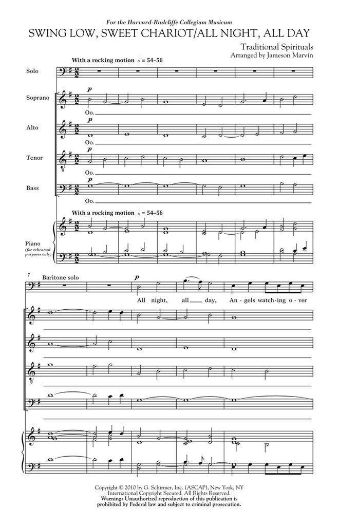 Swing Low, Sweet Chariot-All Night, All Day