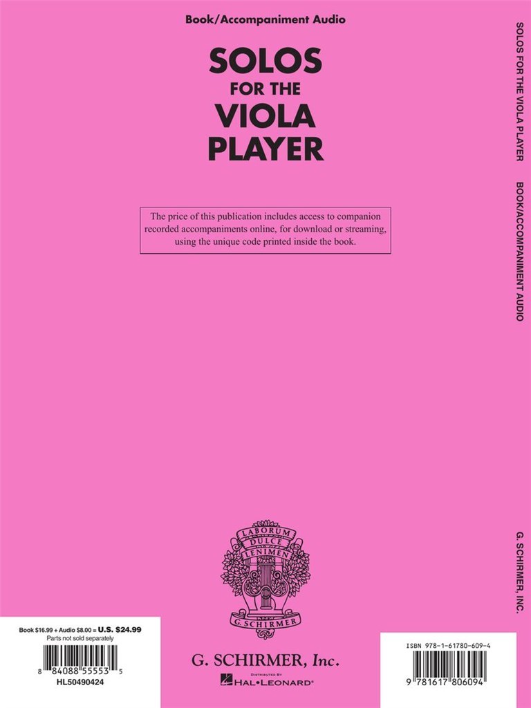 Solos For The Viola Player