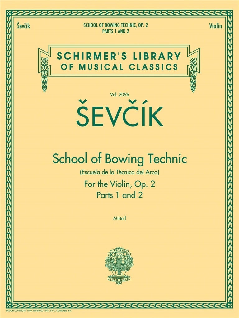 School Of Bowing Technic Opus 2, Part 1 & 2